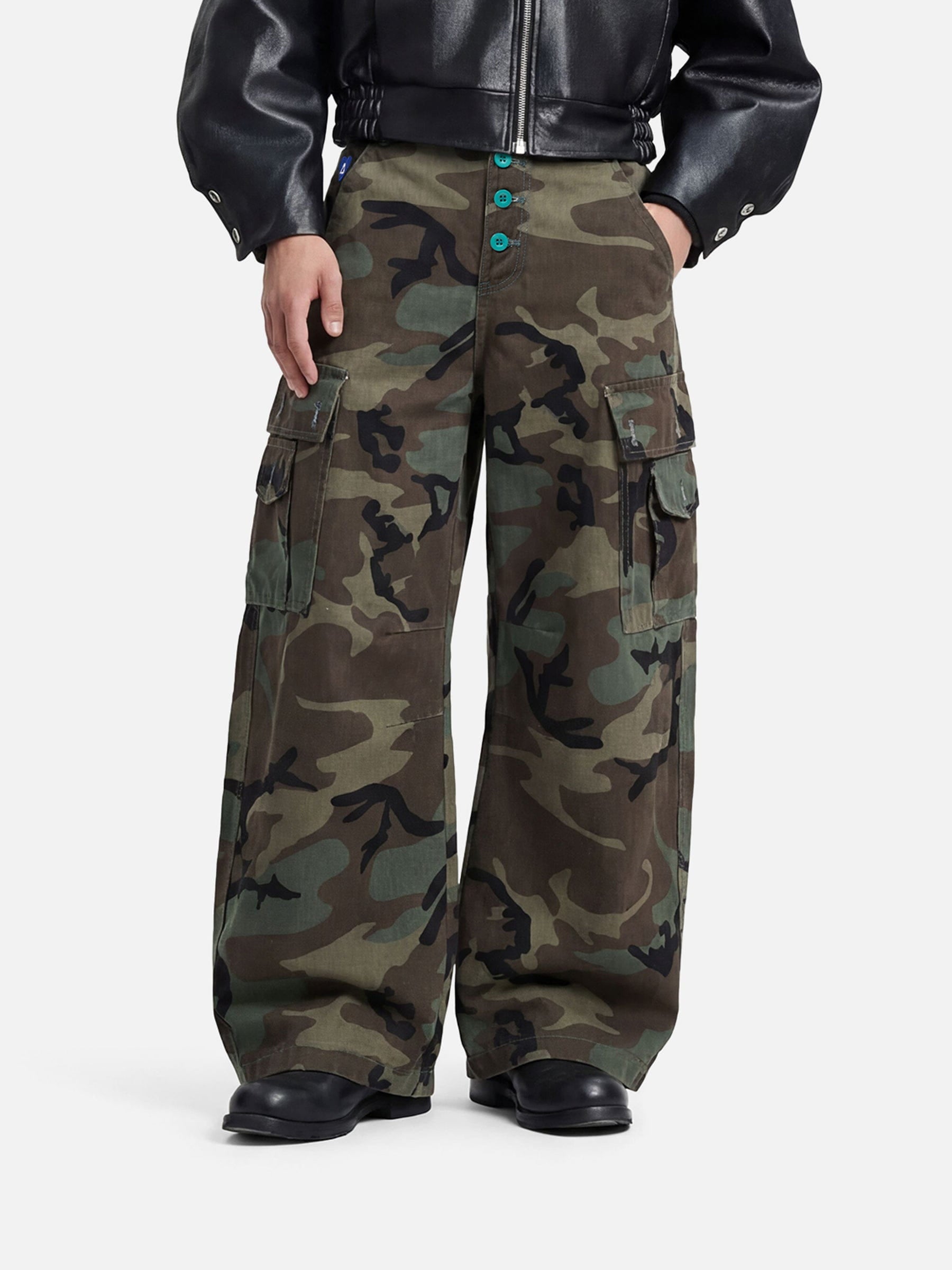 Aelfric Eden CAMO Baggy Barrel Pants-Limited Sale