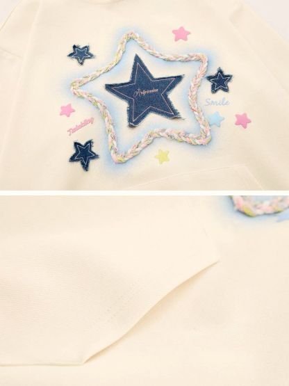 Aelfric Eden Oversized Star Hoodie-Limited Sale