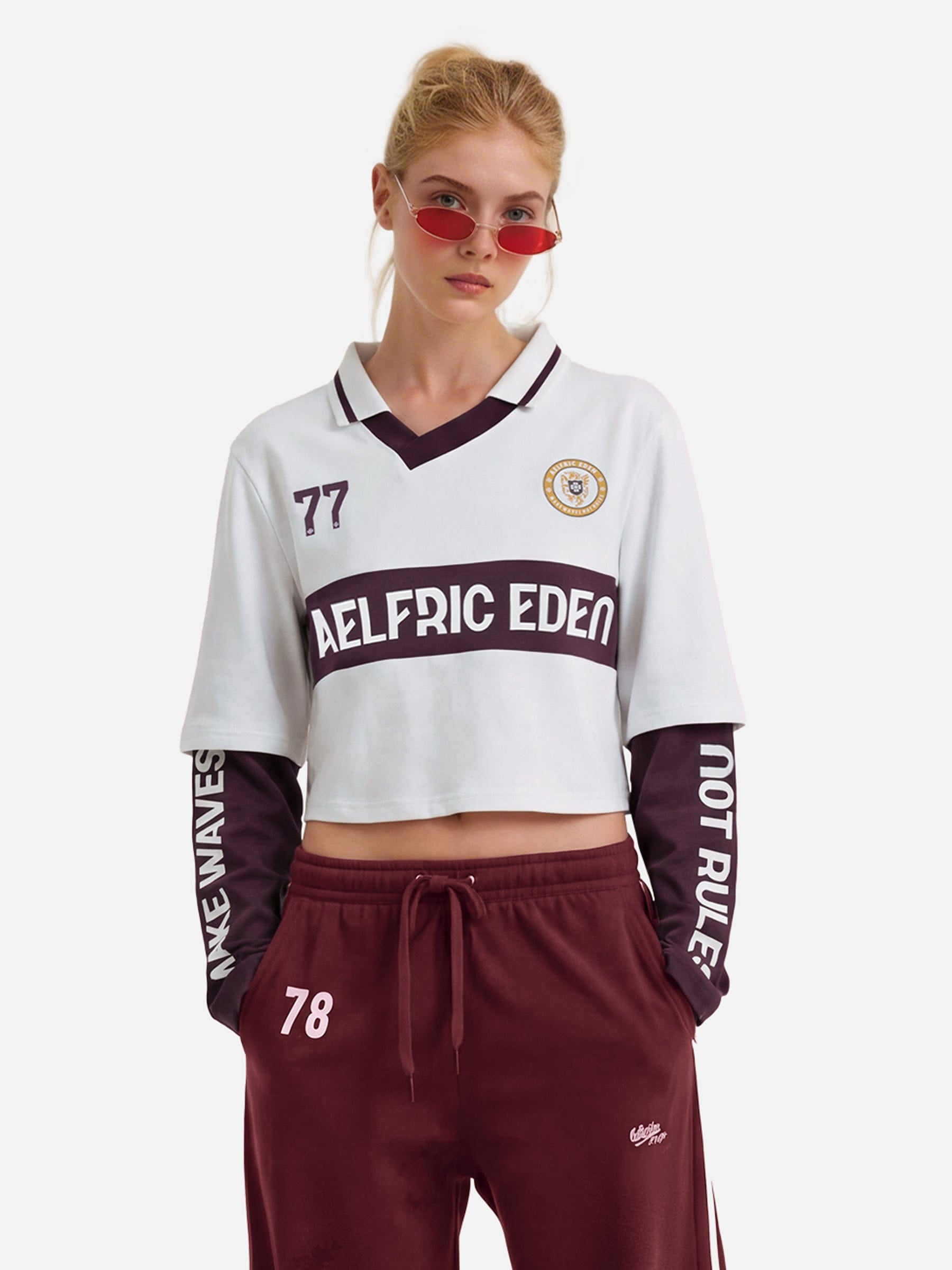 Aelfric Eden 77 V-Neck Cropped Jersey-Limited Sale