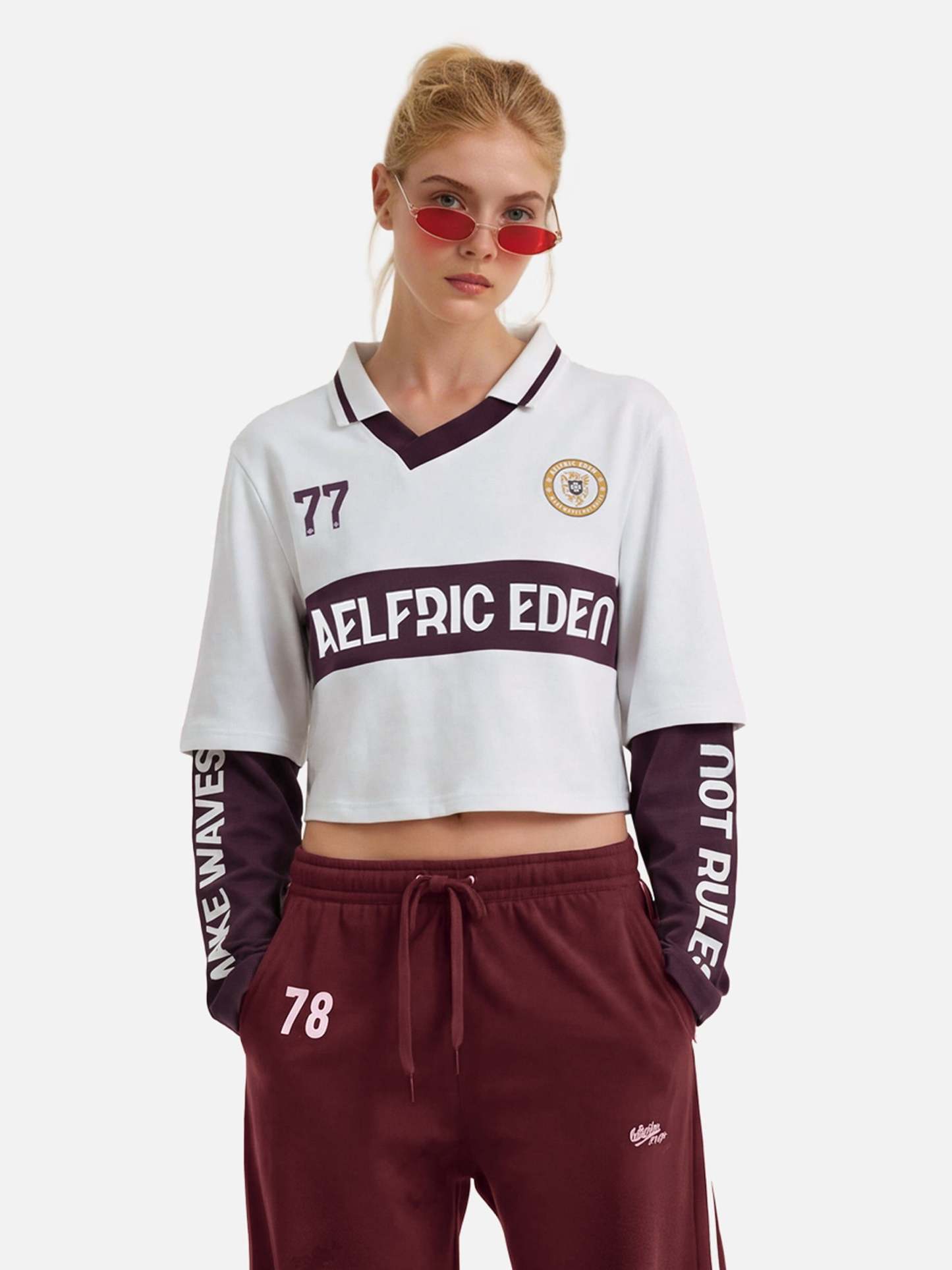 Aelfric Eden 77 V-Neck Cropped Jersey-Limited Sale