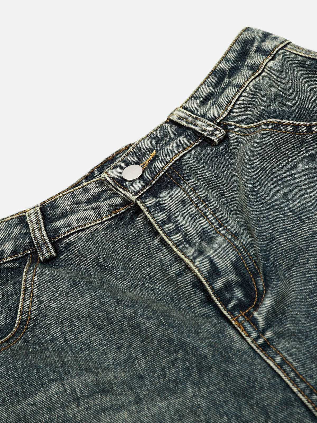 Aelfric Eden Pearl Embellished Baggy Longline Jorts-Limited Sale