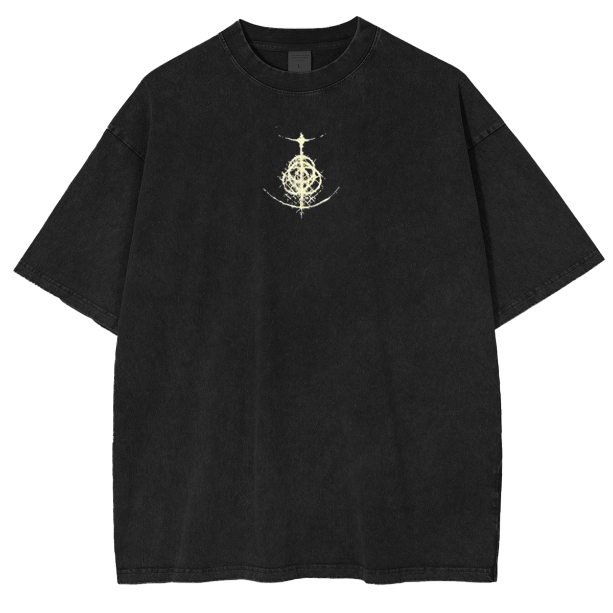 Cursed Goddess Back Elden Ring Vintage Washed Unisex T-Shirt-Limited Sale