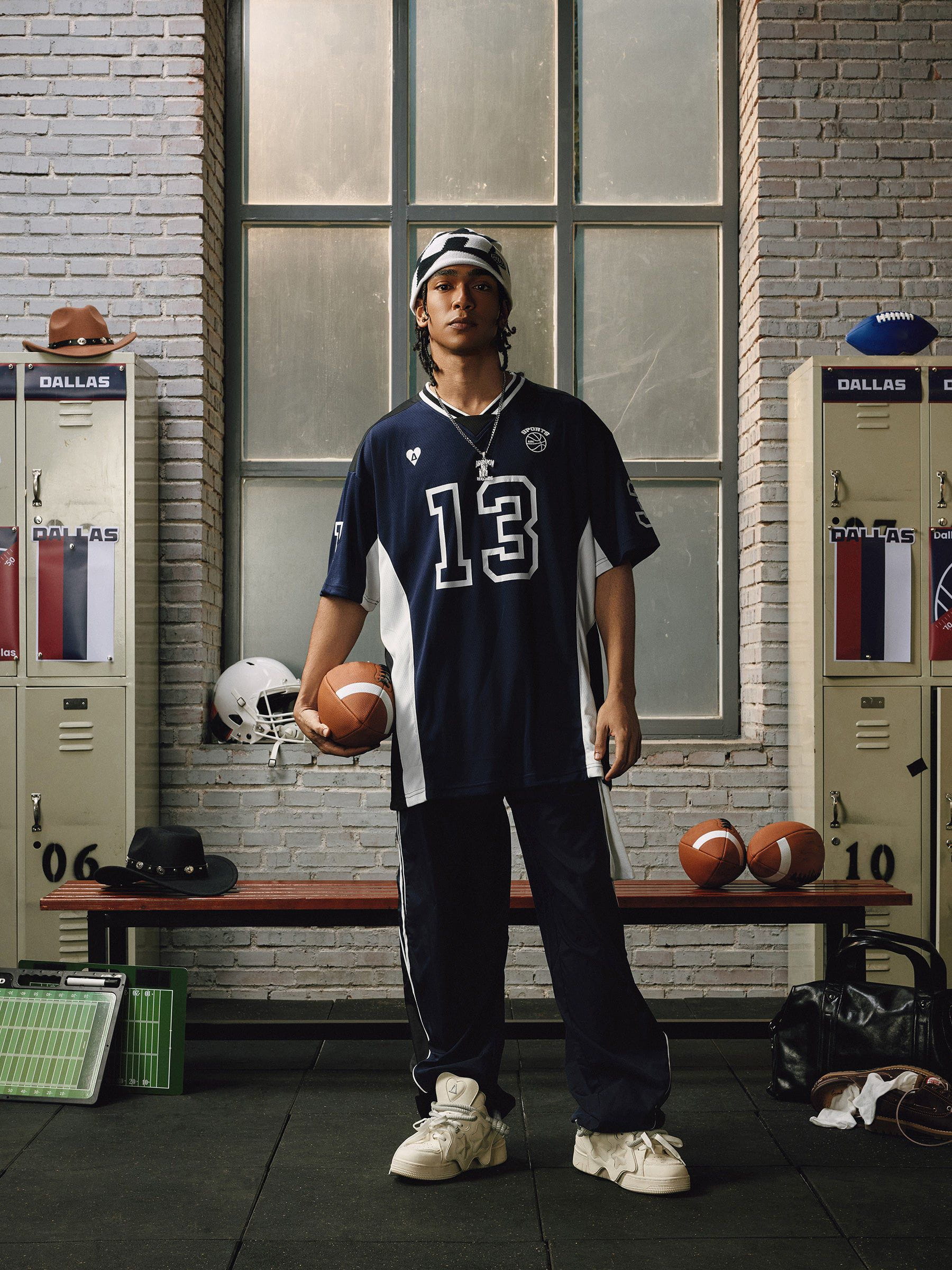 Aelfric Eden 13 V-Neck Football Jersey-Limited Sale