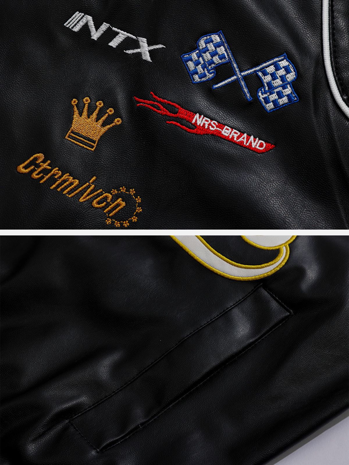 Aelfric Eden Racing Leather Jacket-Limited Sale