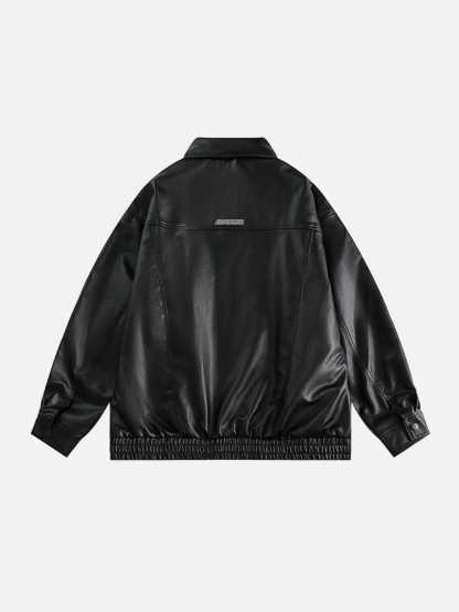 Aelfric Eden Essential Faux Leather Jacket-Limited Sale