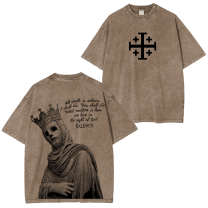 Baldwin Crusader Vintage Washed Unisex T-Shirt-Limited Sale