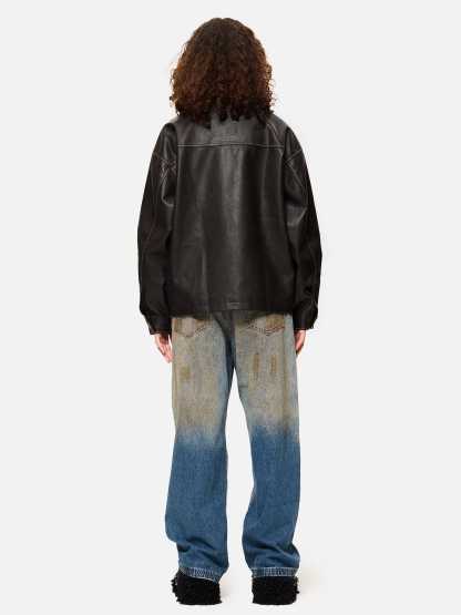 Aelfric Eden Butterfly Faux Leather Jacket-Limited Sale