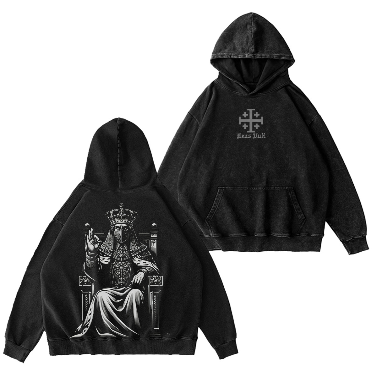 Baldwin IV Leper King Washed T-shirt/Crewneck/Hoodie-Limited Sale