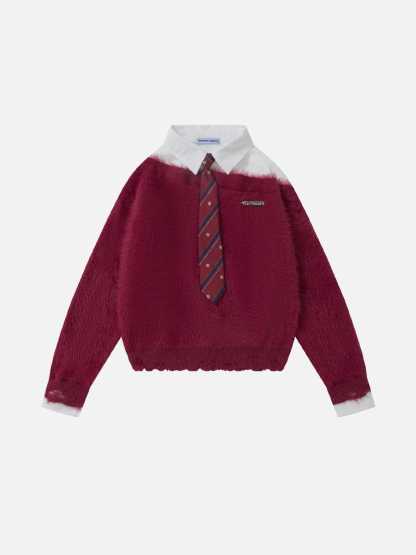 Aelfric Eden Tie Two Layer Sweater-Limited Sale