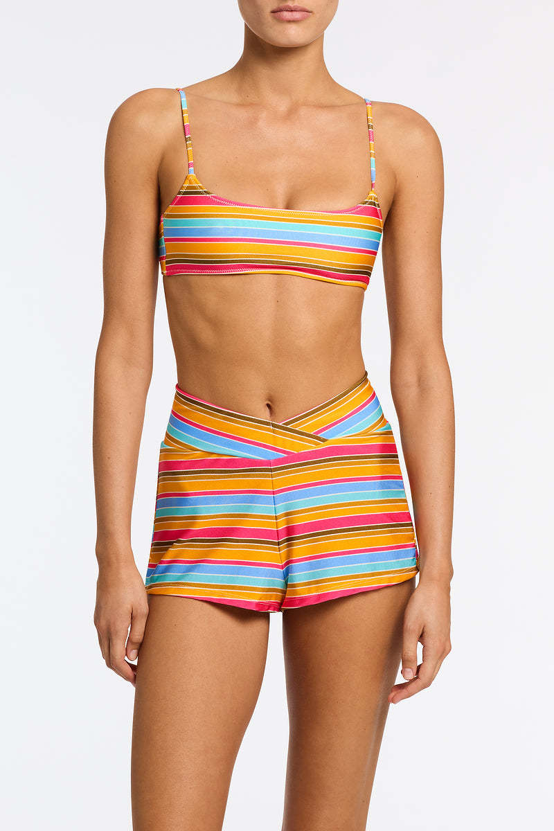 BOBBI - MELON STRIPE Short-Limited Sale