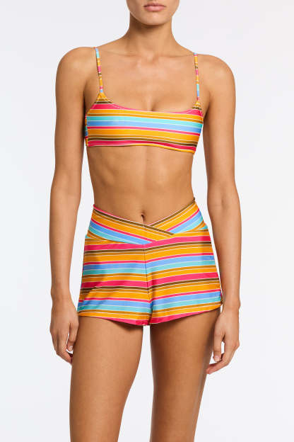 BOBBI - MELON STRIPE Short-Limited Sale