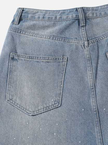 Aelfric Eden Rhinestone Baggy Jeans-Limited Sale