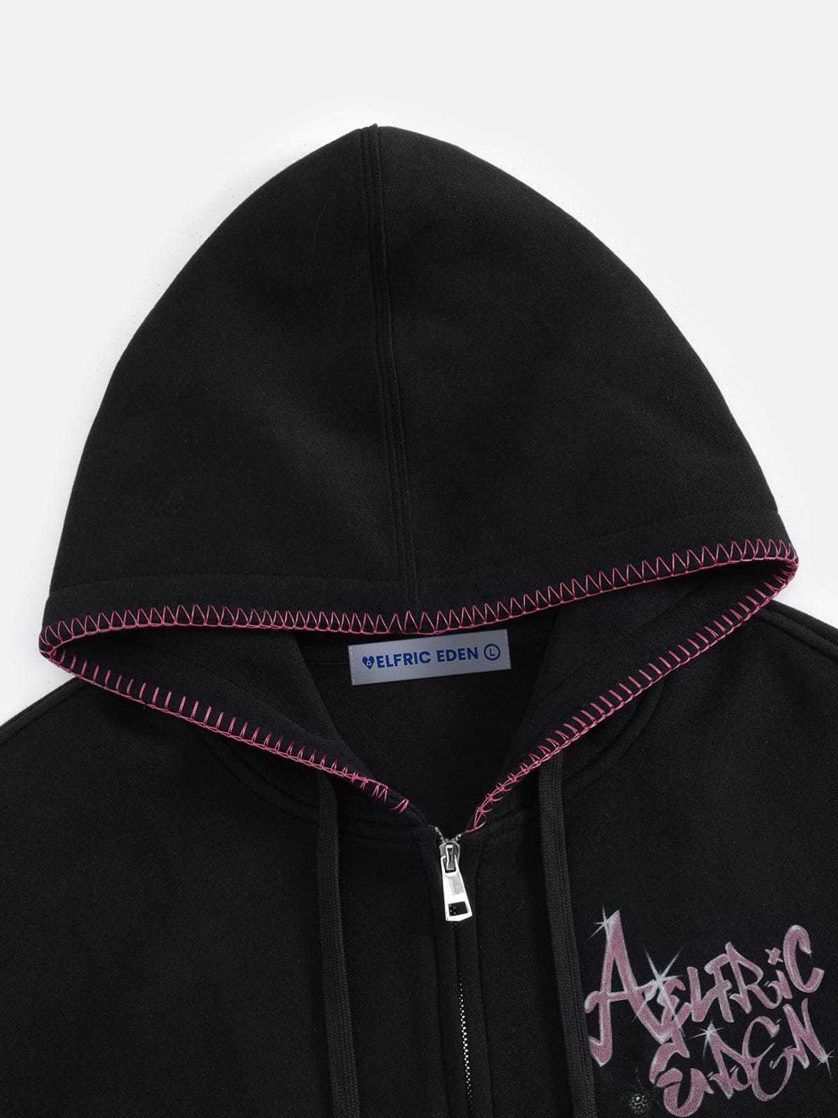 Aelfric Eden Boxy Spider Cherry Hoodie-Limited Sale