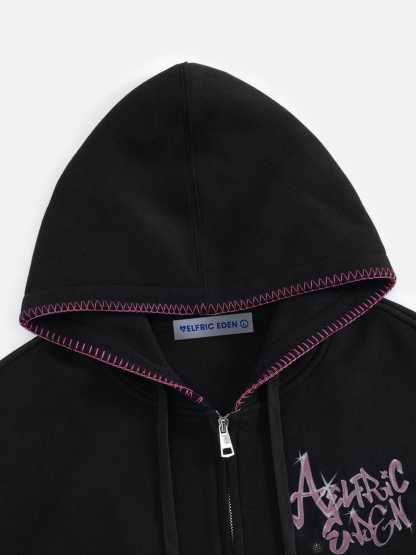Aelfric Eden Boxy Spider Cherry Hoodie-Limited Sale