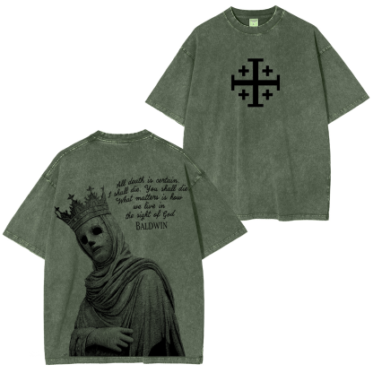 Baldwin Crusader Vintage Washed Unisex T-Shirt-Limited Sale