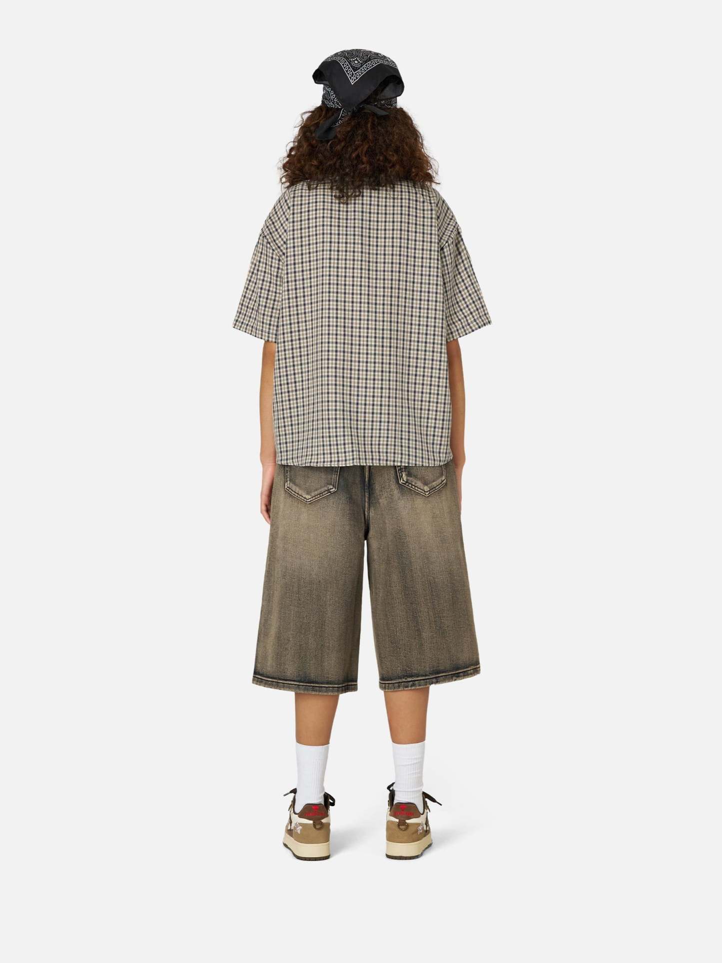 Aelfric Eden Plaid Embroidery Shirt-Limited Sale