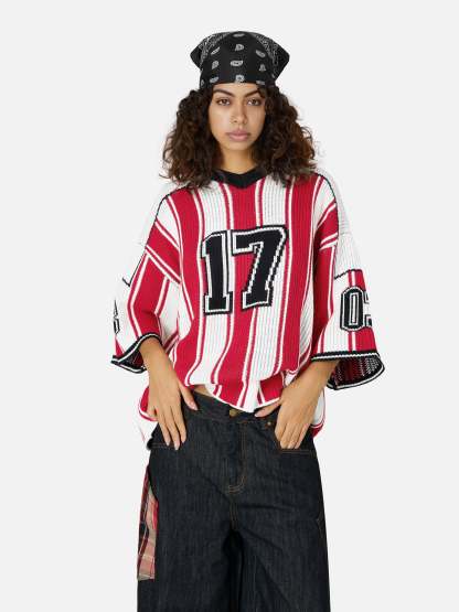 Aelfric Eden 17 Stripe Football Knit-Limited Sale