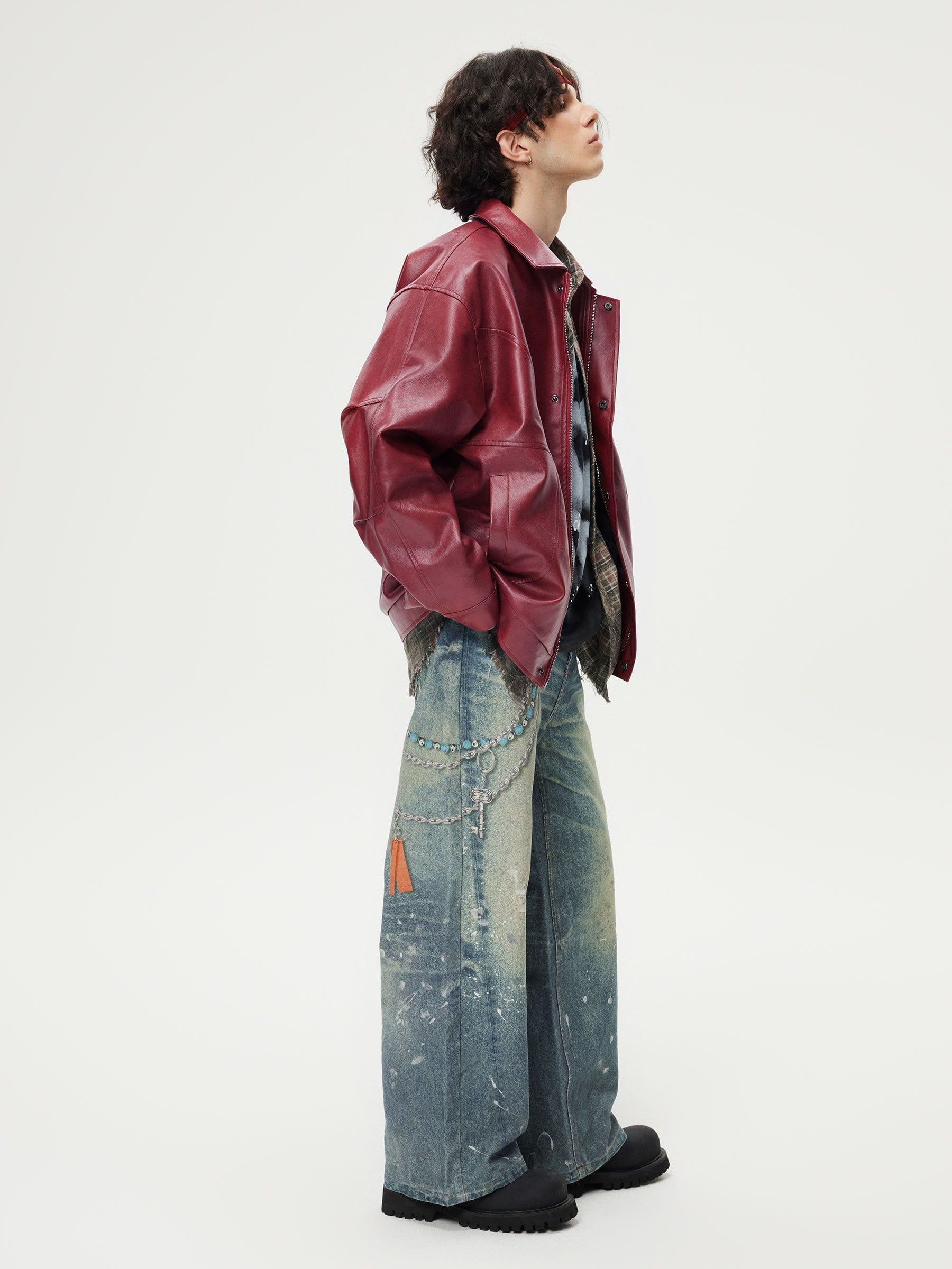 Aelfric Eden Vintage Leather Jacket-Limited Sale