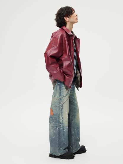 Aelfric Eden Vintage Leather Jacket-Limited Sale