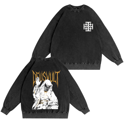 King Baldwin IV Jerusalem Unisex Washed T-shirt/Crewneck/Hoodie-Limited Sale