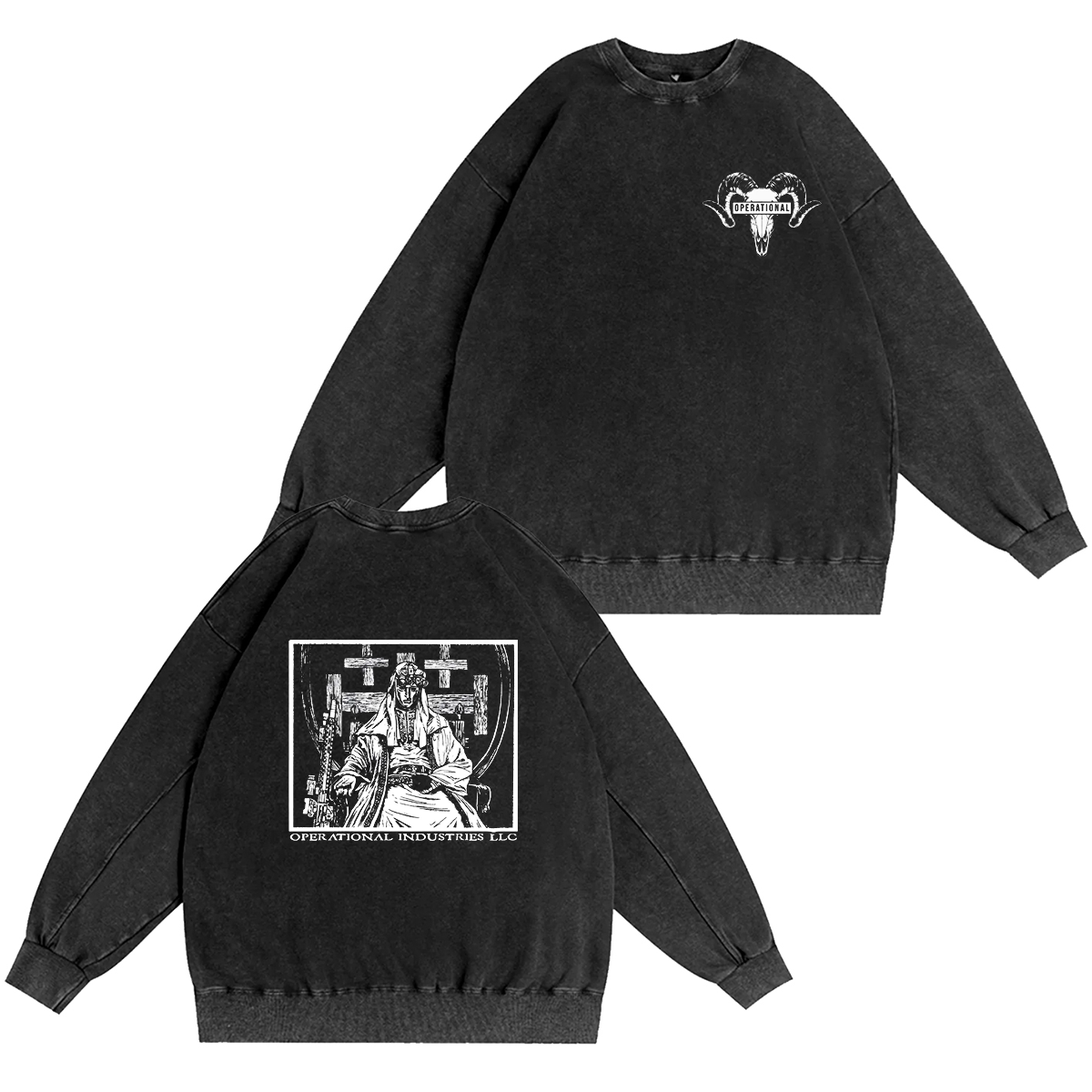 Baldwin IV Jerusalem Unisex Washed T-shirt/Crewneck/Hoodie-Limited Sale