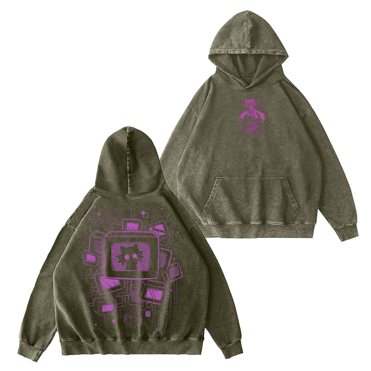 OneShot Washed T-shirt/Crewneck/Hoodie-Limited Sale
