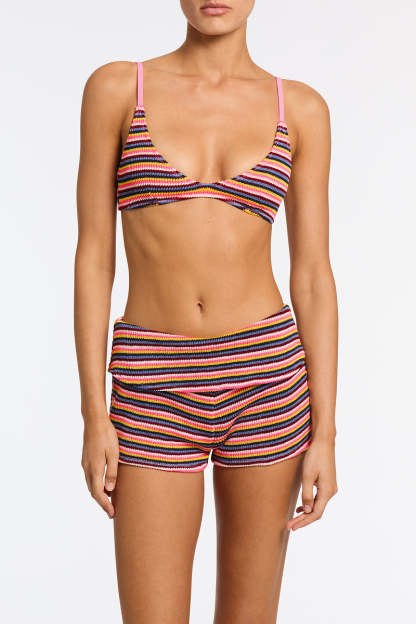 ELLI - LONI Stripe Crochet Short