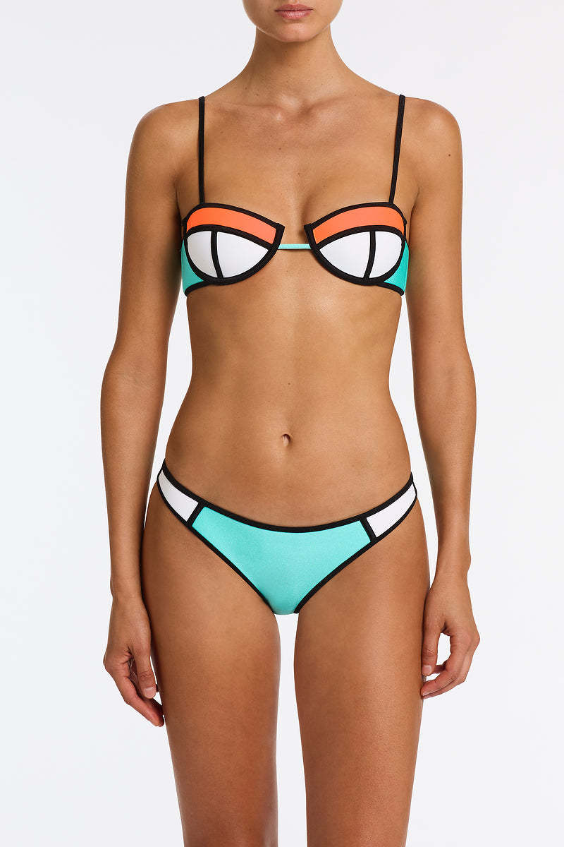 POPPY - TUTTI FRUTTI Neoprene Balconette Bikini Set-Limited Sale