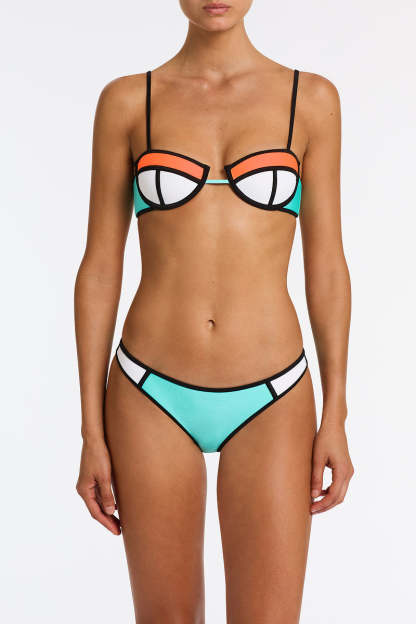 POPPY - TUTTI FRUTTI Neoprene Balconette Bikini Set-Limited Sale