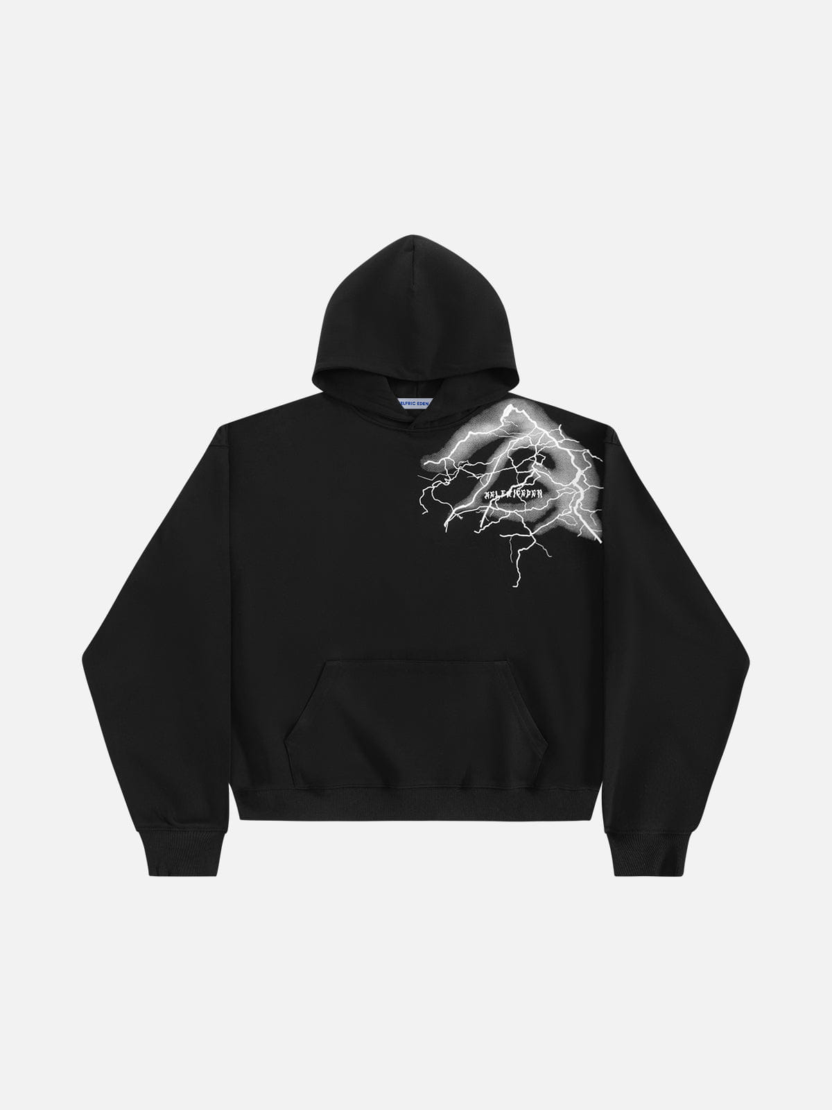 Aelfric Eden Oversized Lightning Graphic Hoodie-Limited Sale