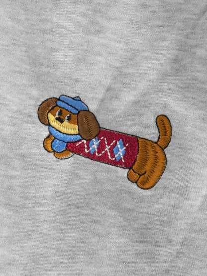 Aelfric Eden Embroidery Dog Baggy Barrel Sweatpants-Limited Sale