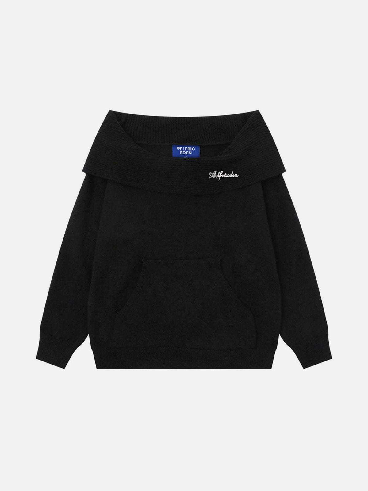 Aelfric Eden Off-The-Shoulder Hooded Sweater-Limited Sale
