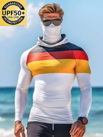Men's Outdoor Sun Protection Breathable Cool Hooded Sun Protection Long-Sleeved Top-Limited Sale