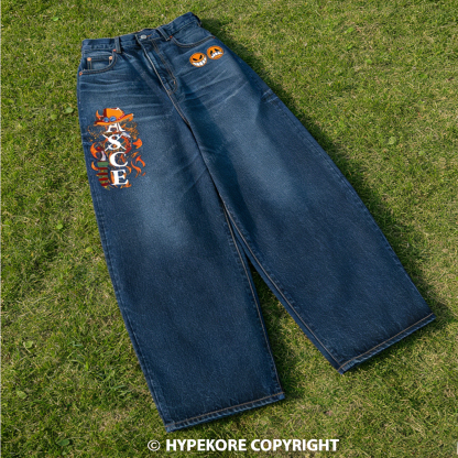One Piece washed jeans-Limited Sale