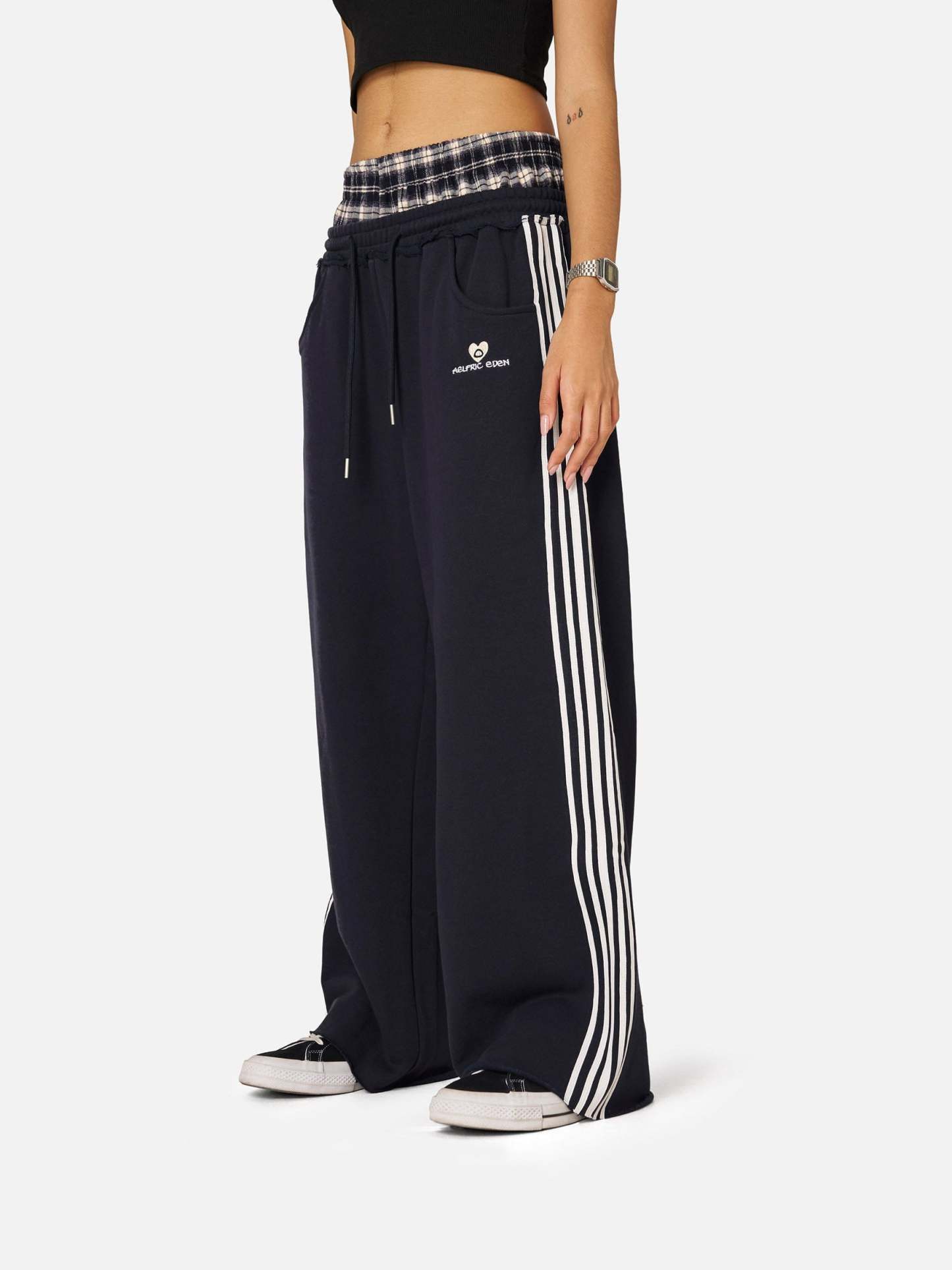 Aelfric Eden Double Waist Baggy Sweatpants-Limited Sale