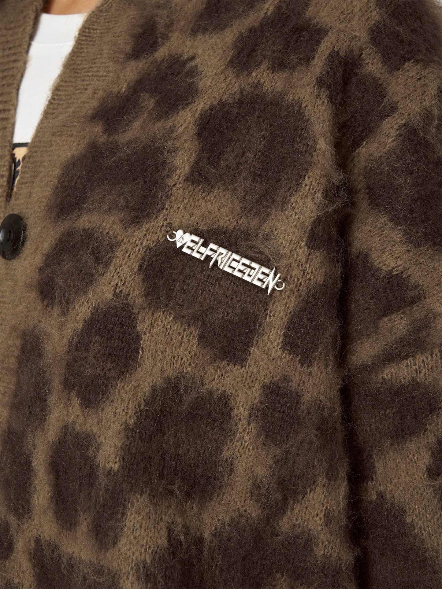 Aelfric Eden Leopard Graphic Cardigan-Limited Sale