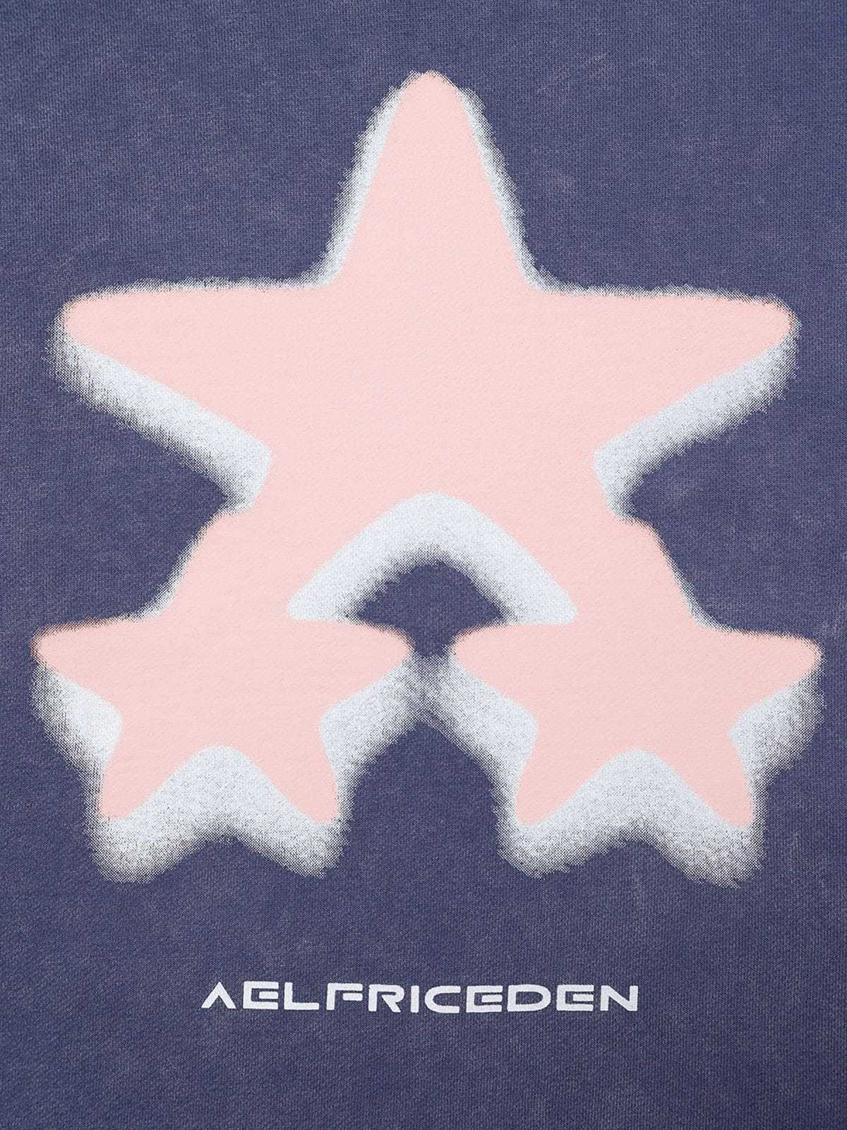 Aelfric Eden Oversized Blurring Star Hoodie-Limited Sale