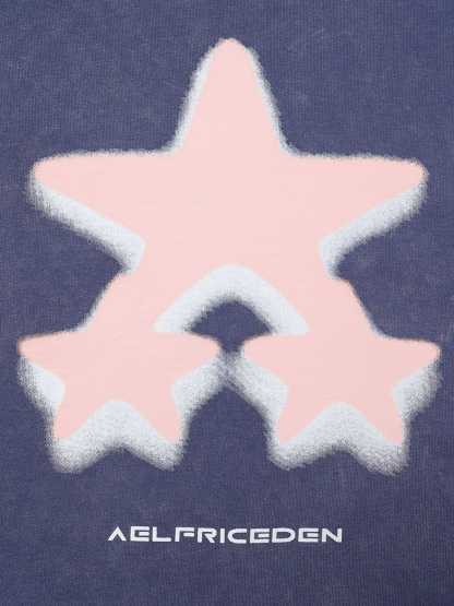 Aelfric Eden Oversized Blurring Star Hoodie-Limited Sale