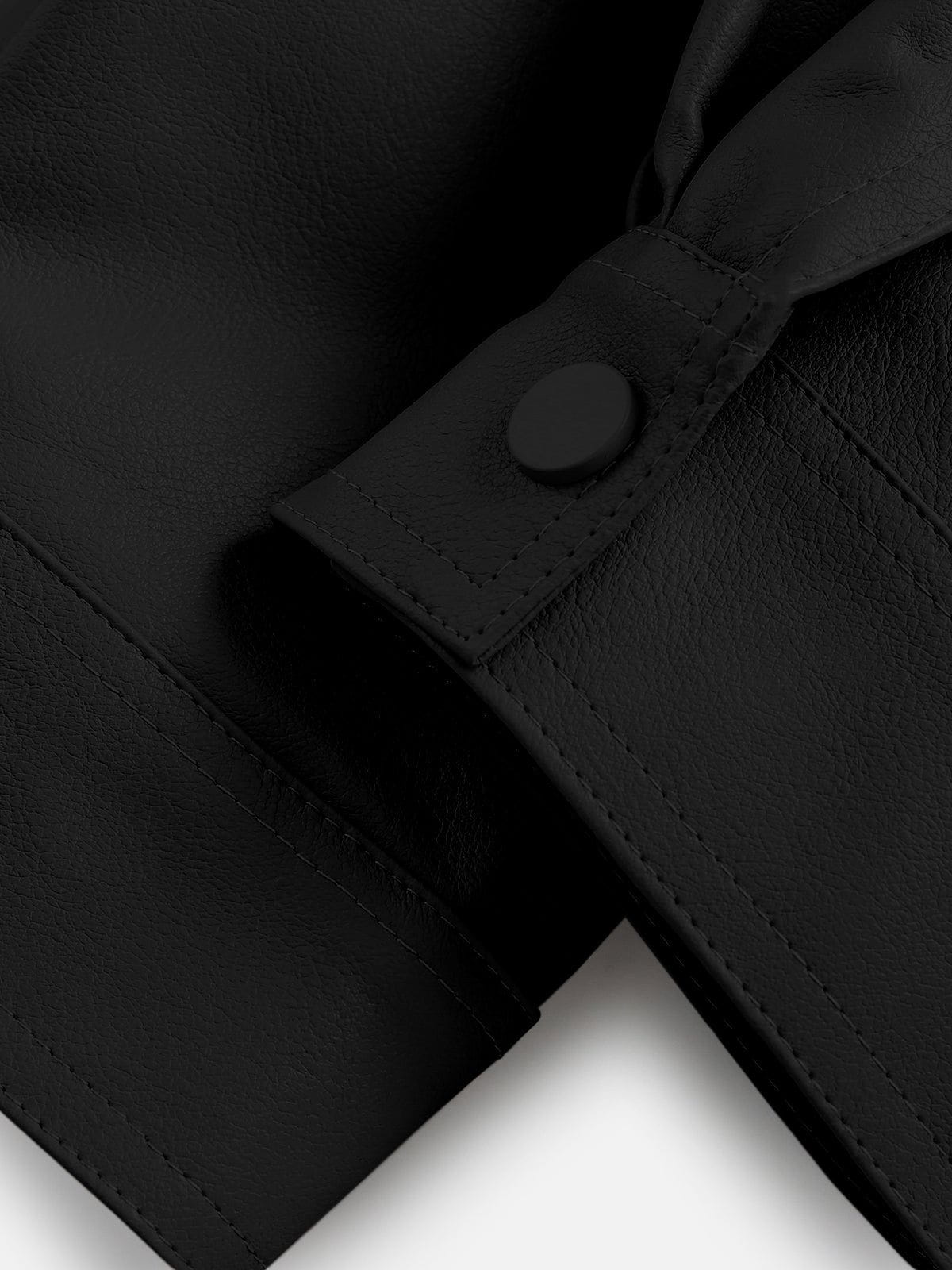 Aelfric Eden Essential Faux Leather Jacket-Limited Sale