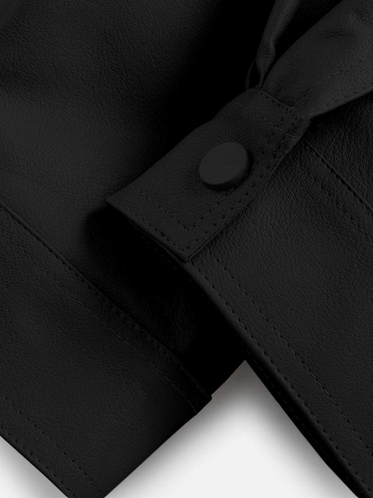 Aelfric Eden Essential Faux Leather Jacket-Limited Sale