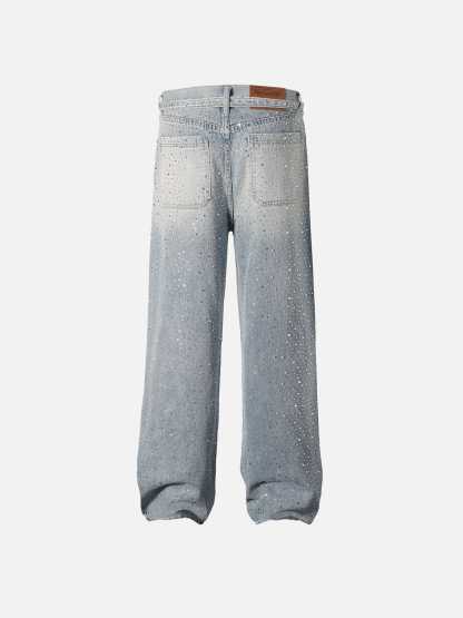 Aelfric Eden Rhinestone Baggy Jeans-Limited Sale