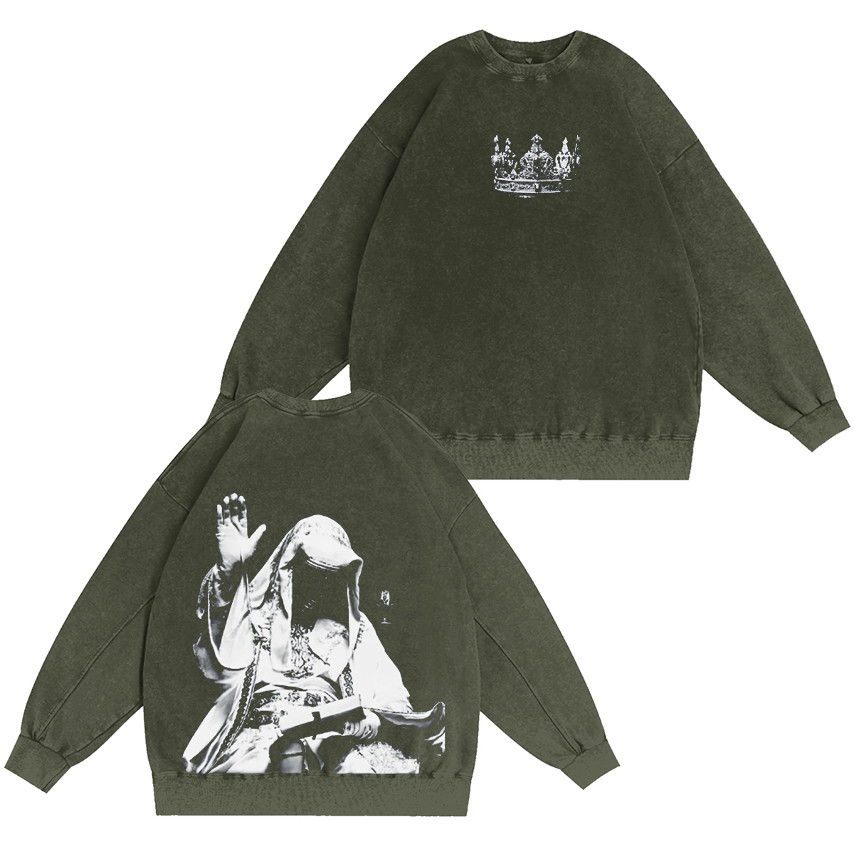 King Baldwin IV Vintage Washed T-shirt/Crewneck/Hoodie-Limited Sale