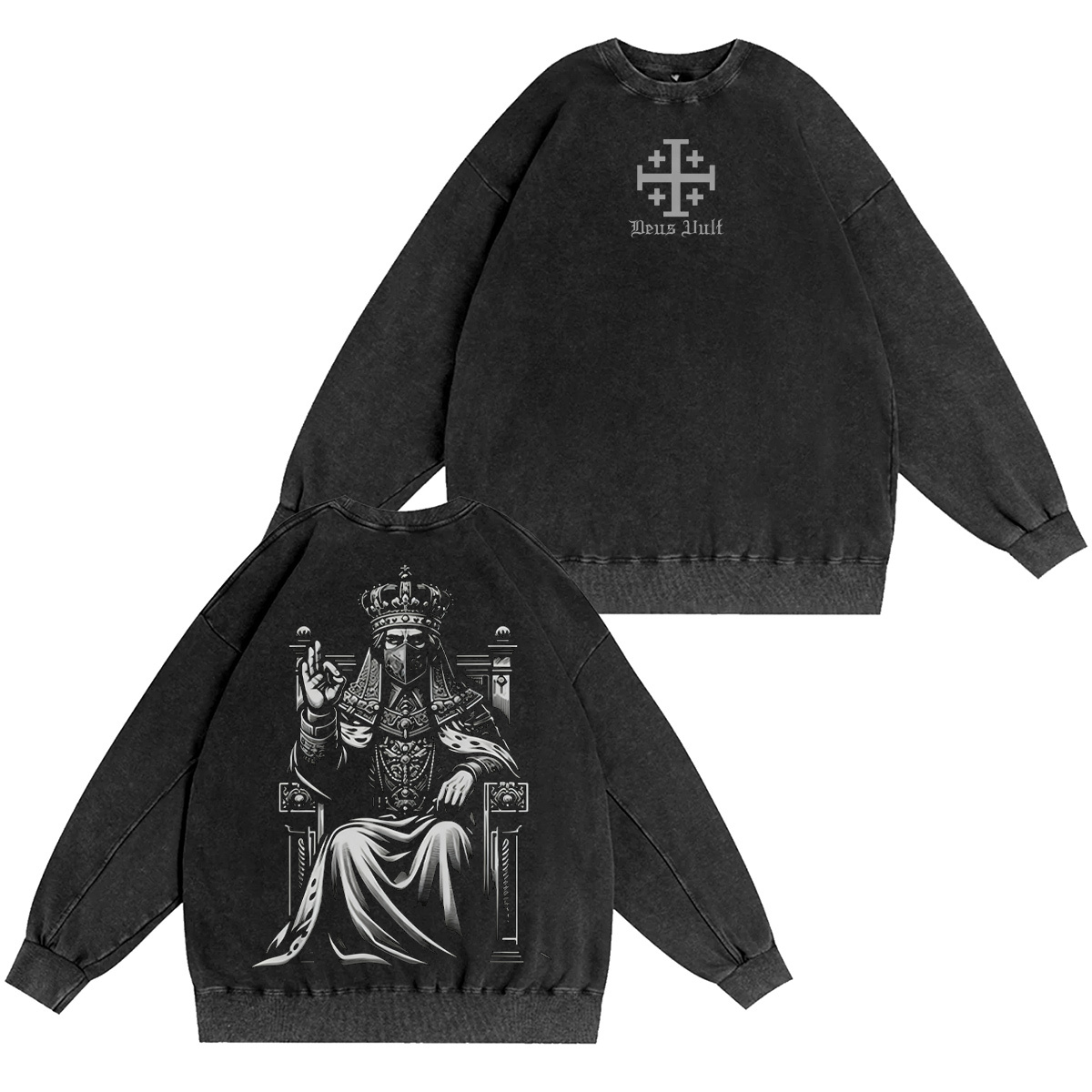 Baldwin IV Leper King Washed T-shirt/Crewneck/Hoodie-Limited Sale