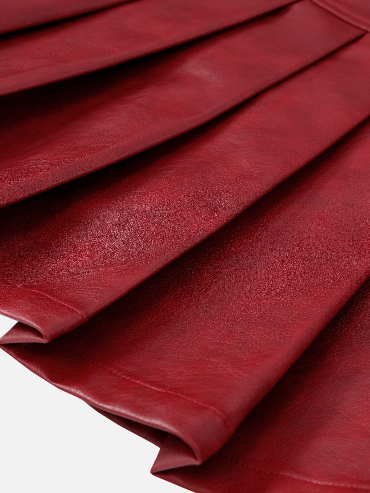 Aelfric Eden Slant Faux Leather Skirt-Limited Sale