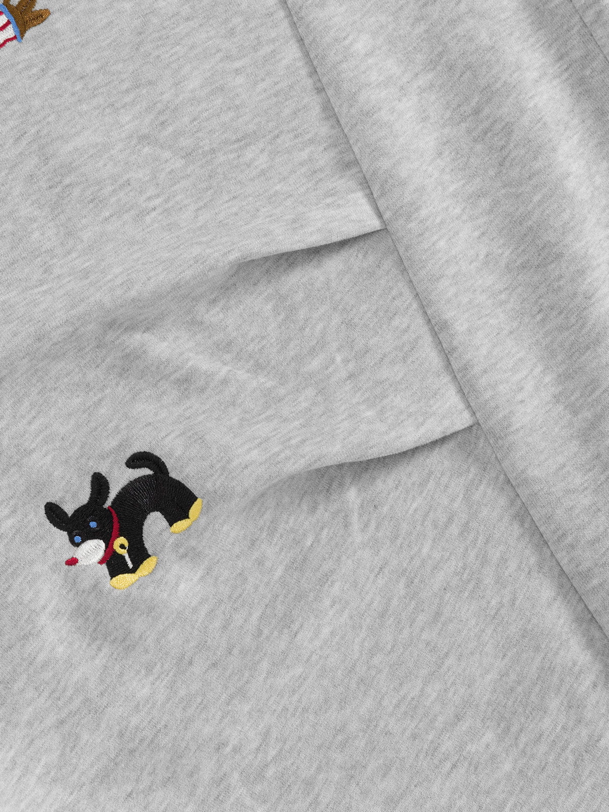 Aelfric Eden Embroidery Dog Baggy Barrel Sweatpants-Limited Sale