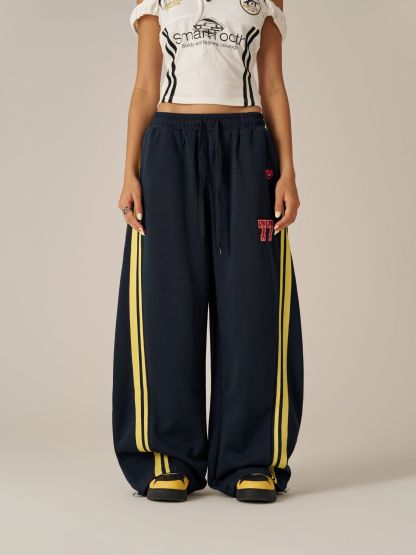 Aelfric Eden Stripe Baggy Barrel Sweatpants-Limited Sale