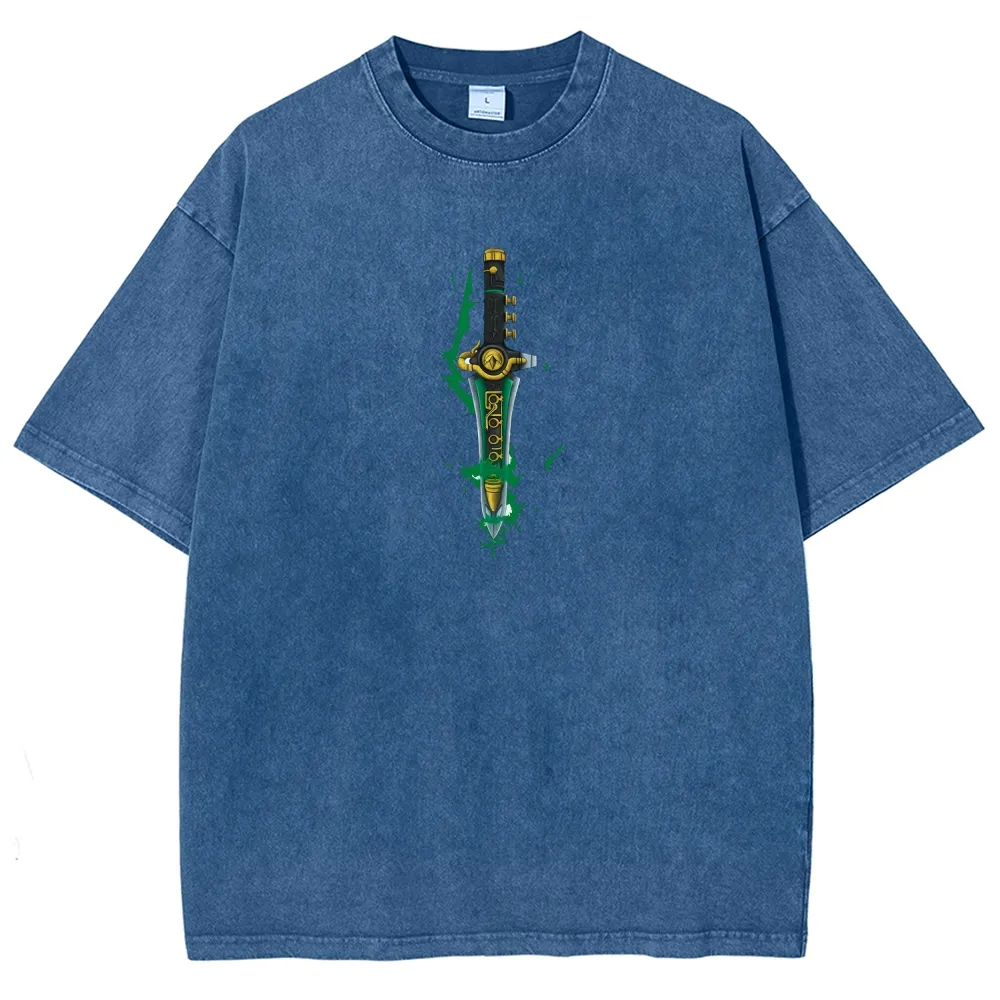 Power Rangers Unisex Fit Washed T-Shirt-Limited Sale