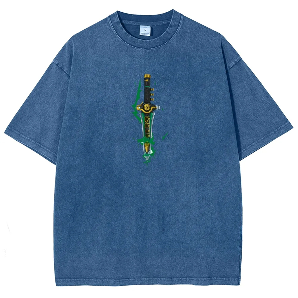 Power Rangers Unisex Fit Washed T-Shirt-Limited Sale