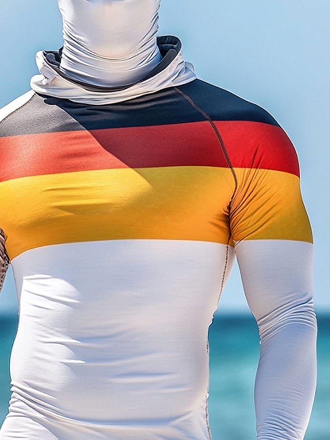 Men's Outdoor Sun Protection Breathable Cool Hooded Sun Protection Long-Sleeved Top-Limited Sale