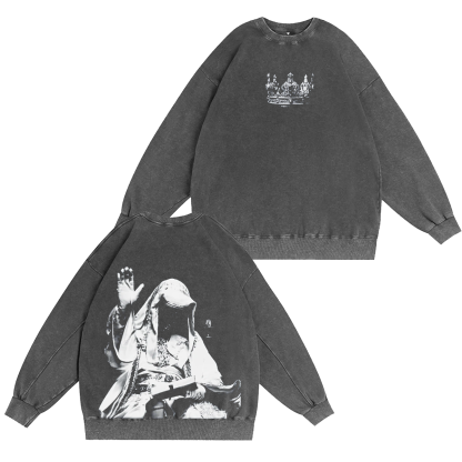King Baldwin IV Vintage Washed T-shirt/Crewneck/Hoodie-Limited Sale